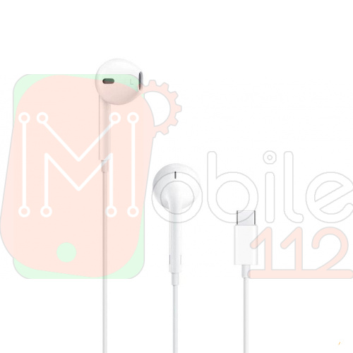 Наушники Apple EarPods with USB-C Connector (MTJY3ZM/A) (белые)