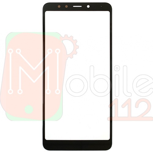 Скло дисплея Xiaomi Redmi 5 MDG1 MDI1 (чорне з OCA плівкою)