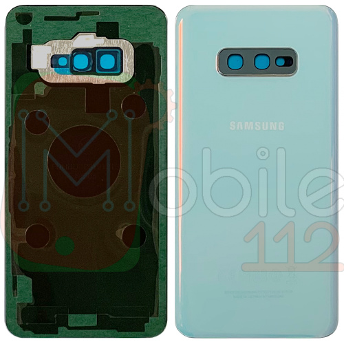 Задня кришка Samsung Galaxy S10e G970F (біла Original New зі склом камери)