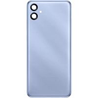 Задня кришка Samsung Galaxy A04e A042F (блакитна зі склом камери)