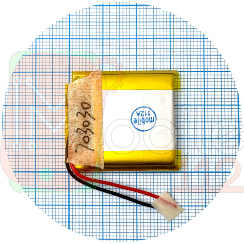 Акумулятор універсальний 703030 32 х 29,5 х 7 мм 600 mAh 3.7V