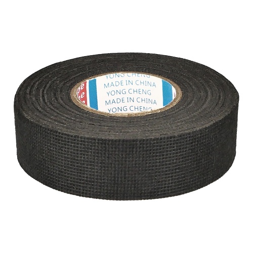 Липка тканинна стрічка 15м x 25мм для джгутування та захисту проводів Липка тканинна стрічка 15м x 25мм для джгутування та захисту проводів
