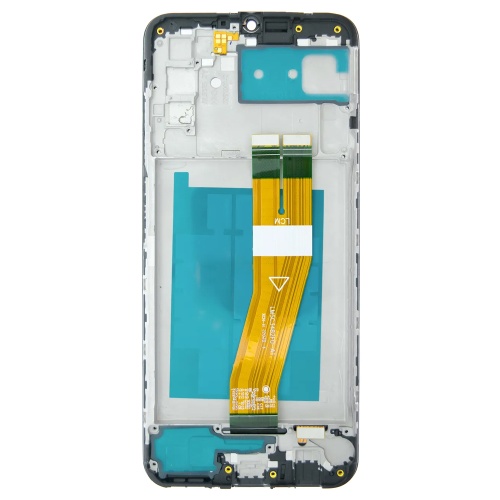 Дисплей Samsung Galaxy A03s A037F 160 x 72 мм + тачскрін з рамкою (оригінал Китай жовтий шлейф)