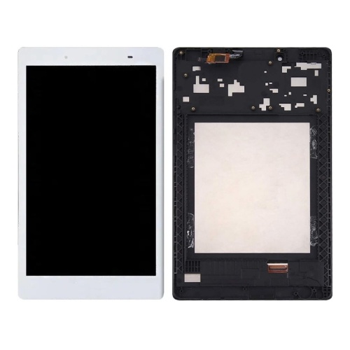 Дисплей Lenovo Tab 2 8.0" A8-50F A8-50LC, Tab 3 TB3-850F з тачскріном (білий з чорною рамкою)