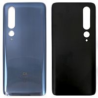 Задняя крышка Xiaomi Mi 10 (серая)
