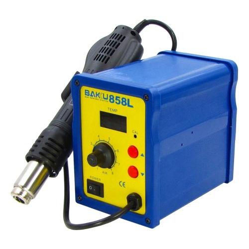 Паяльна станція Baku BK858L, фен з цифровим блоком регулювання (220V, 700W) фото 2
