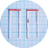 Тримач Sim картки та картки пам'яті Motorola Moto G04 XT2421-2 (блакитний на 2 SIM (1 SIM + Micro SD))