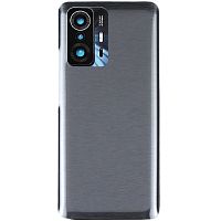Задня кришка Xiaomi 11T, 11T Pro (сіра зі склом камери)