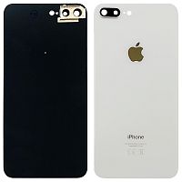 Задняя крышка Apple iPhone 8 Plus (белая оригинал Китай со стеклом камеры)