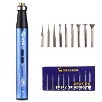 Ручка багатофункціональна Mechanic GDR2 для різання, шліфування, полірування (з насадками 9 шт)