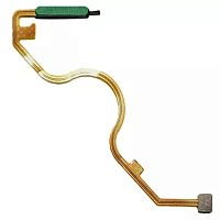 Шлейф Infinix Hot 11s NFC з кнопкою включення та сканером відбитка пальця (зелений оригінал Китай)