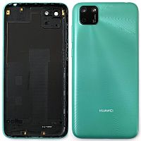 Задняя крышка Huawei Y5p 2020 DRA-LX9 (зеленая оригинал Китай со стеклом камеры)