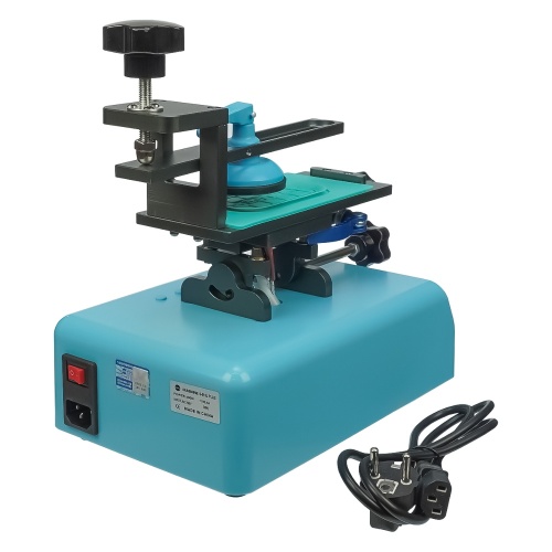 Сепаратор 8,5" (19,5 x 8 см) Sunshine S-918L Plus з поворотною, похилою робочою поверхнею, затискачем та вбудованим компресором фото 3