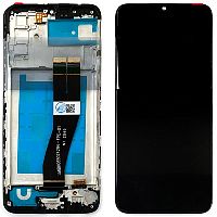 Дисплей Samsung Galaxy A03s A037F 160 x 72 мм + тачскрін з рамкою