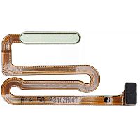 Шлейф Samsung Galaxy A14 5G A146 с кнопкой включения и сканером отпечатка пальца (AAA зеленый)