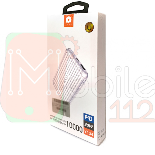 Power Bank Павербанк WUW Y104 MagSafe 10000mAh з магнітною бездротовою зарядкою