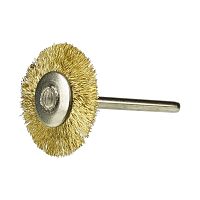 Насадка для бормашини Relife, щітка радіальна латунна 26 x 3 мм, хвостовик 3 мм