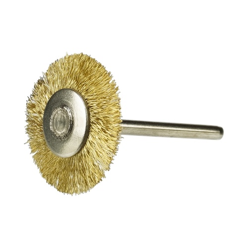 Насадка для бормашини Relife, щітка радіальна латунна 26 x 3 мм, хвостовик 3 мм