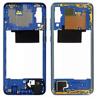 Рамка корпуса Samsung Galaxy A70 2019 A705F (синяя)