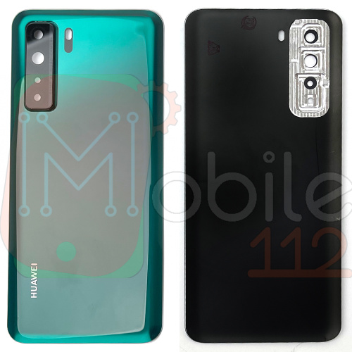 Задня кришка Huawei P40 lite 5G CDY-NX9A (зелена зі склом камери)