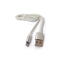 Кабель зарядки Noodle USB - Lightning 1 м 2 А (білий)