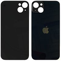 Задняя крышка Apple iPhone 14 Plus (черная AAAA с большим отверстием)