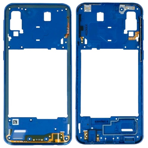 Рамка корпусу Samsung Galaxy A40 2019 A405F (синя)