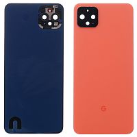 Задня кришка Google Pixel 4 XL (помаранчева оригінал Китай зі склом камери)