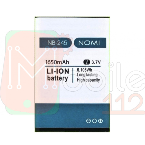 Аккумулятор Nomi NB-245 оригинал Китай i245 X-Treme 1650 mAh