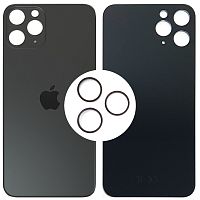 Задня кришка Apple iPhone 11 Pro (сіра оригінал Китай з кільцями)