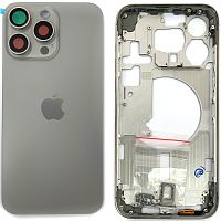 Корпус Apple iPhone 15 Pro Max у зборі (сірий, Natural Titanium EU)