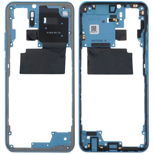 Рамка корпусу Xiaomi Poco M5s (блакитна)