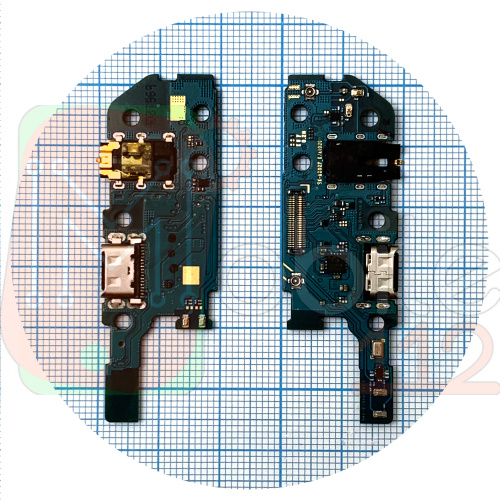 Шлейф Samsung Galaxy A20E 2019 A202F роз'ємом зарядки, навушників та мікрофоном Оригінал 100% - нижня плата