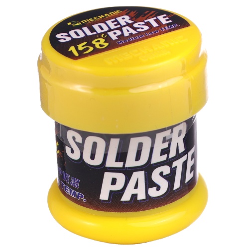 Паяльна паста Mechanic ZC50 158 °C, 50 г, Sn 52%, Pb 42%, Bi 3%, Sb 0.5%, Flux IPX6