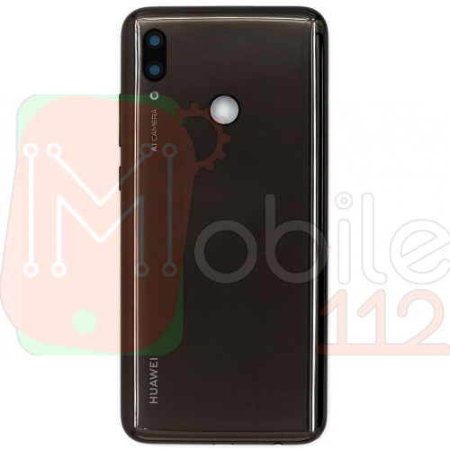 Задня кришка Huawei P Smart 2019 POT-LX1 (чорна зі склом камери)