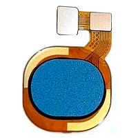 Шлейф Tecno Spark 7T KF6p зі сканером відбитка пальця (синій оригінал Китай)