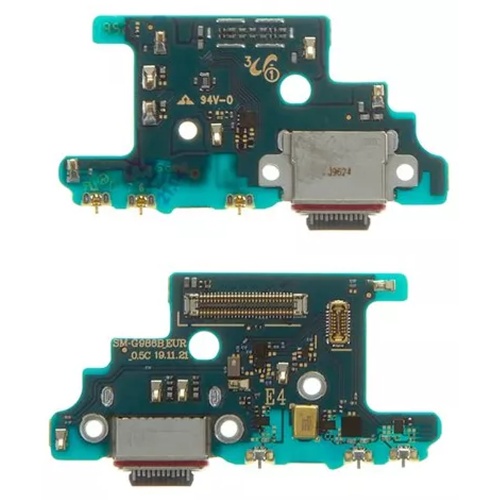 Шлейф Samsung Galaxy S20+ Plus G985F G986F з роз'ємом зарядки та мікрофоном - нижня плата (AAA)