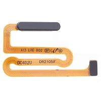 Шлейф Samsung Galaxy A13 A135F A137F з кнопкою включення та сканером відбитка пальця (AAA чорний)