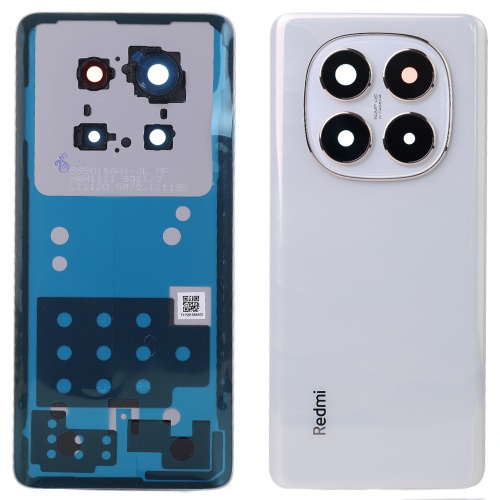 Задня кришка Xiaomi Redmi Note 14 Pro 5G China (сум. Redmi Note 14 Pro 5G Global) (біла Original New зі склом камери)