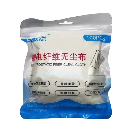 Серветка з мікрофібри MaAnt для очищення поверхонь перед склеюванням дисплейного модуля (100 шт)