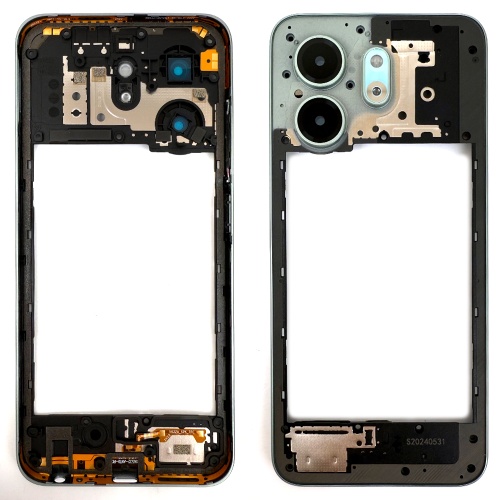 Рамка корпусу Infinix Smart 9 X6532 (зелена зі склом камери)