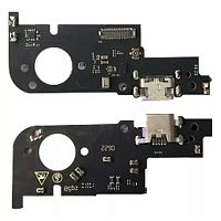 Шлейф ZTE Blade A52 A53 Pro з роз'ємом зарядки та мікрофоном - нижня плата (AAA)