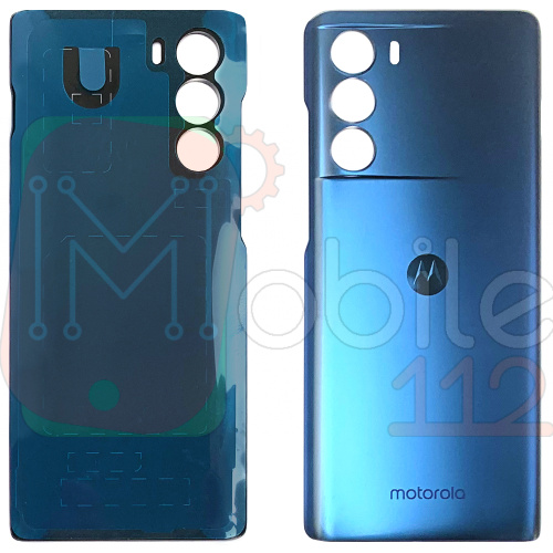 Задня кришка Motorola Moto G200 5G (синя Stellar Blue оригінал Китай)