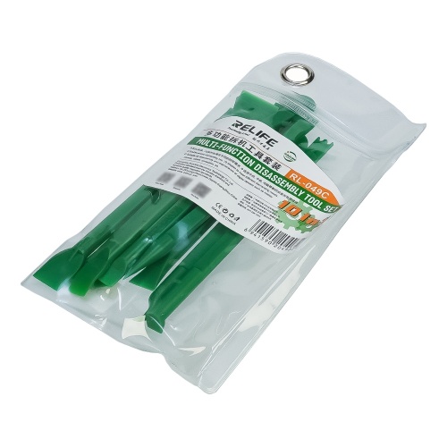 Набір двосторонніх пластикових лопаток Relife RL-049C 10 in 1 для розбирання корпусів фото 2 Набір двосторонніх пластикових лопаток Relife RL-049C 10 in 1 для розбирання корпусів фото 2