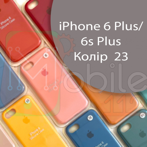 Чохол Silicone case для iPhone 6 Plus, 6S Plus (сірий №23)