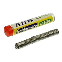 Припой Aida A-T500A (1.2 x 1720 мм, 15 гр, Sn 63%, Pb 37%)