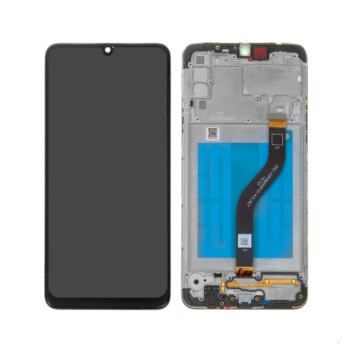 Дисплей Samsung Galaxy A20s 2019 A207F з тачскріном (оригінал Китай з рамкою)