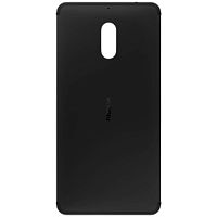 Задняя крышка Nokia 6 (черная оригинал Китай со стеклом камеры)
