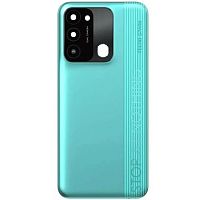 Задня кришка Tecno Spark Go 2022 (зелена зі склом камери)