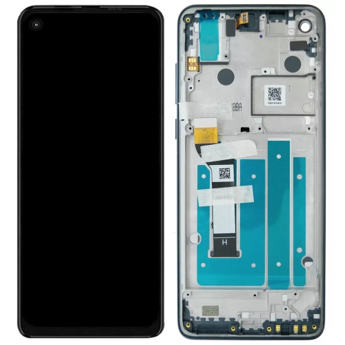 Дисплей Motorola One Action XT2013, One Vision XT1970-1 з тачскріном (оригінал 100% Service Pack із синьою рамкою)